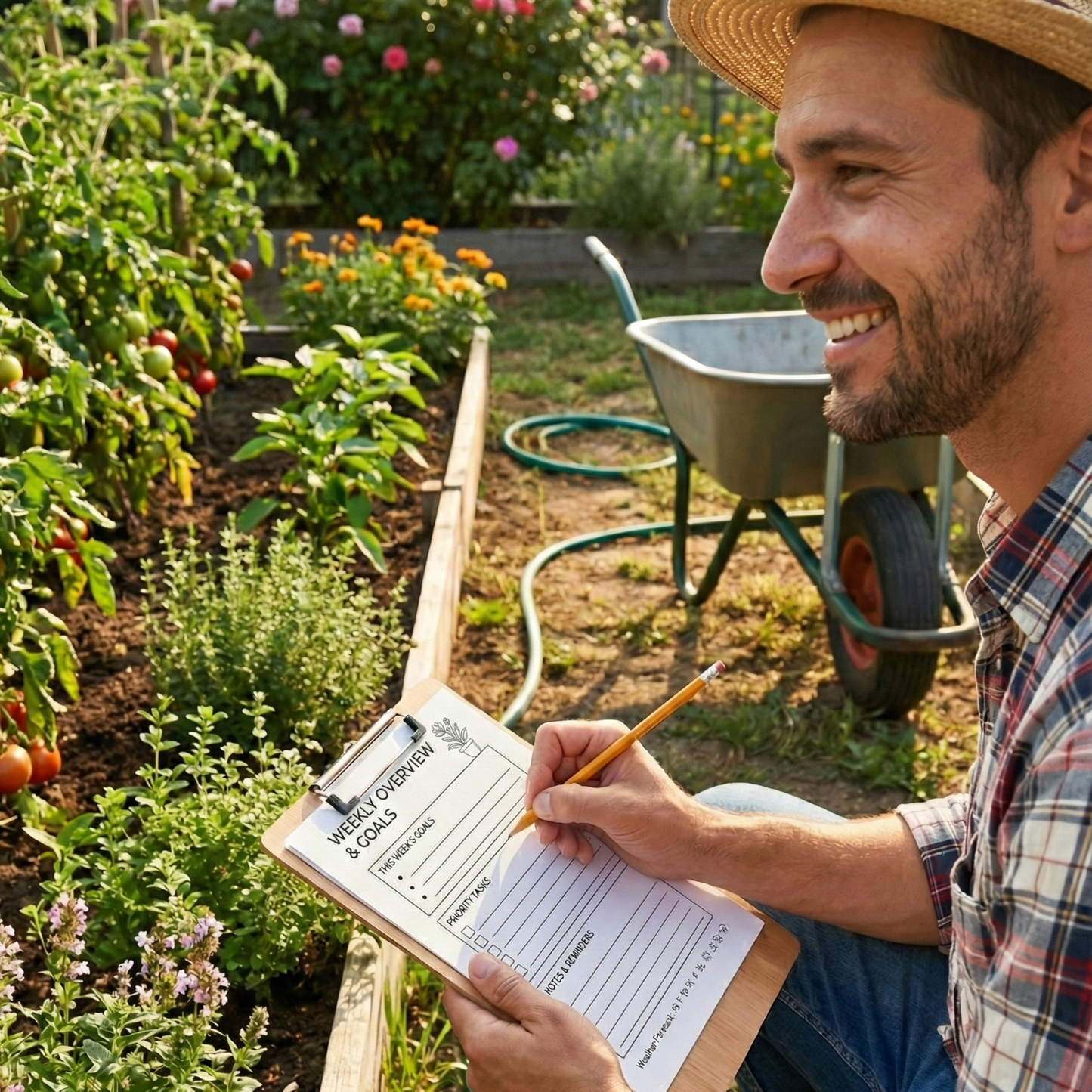 Weekly Garden Maintenance Planner – 5-Page Printable Set