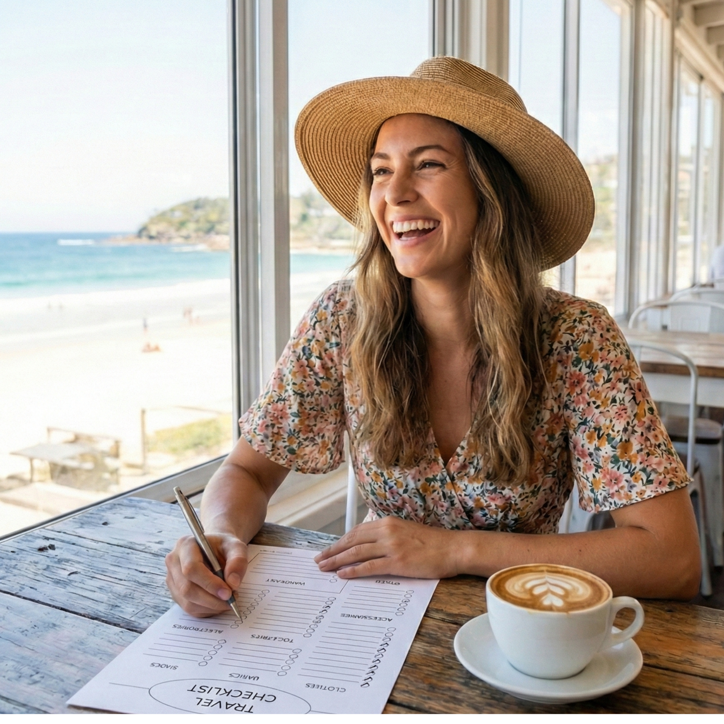 Modern Nomad Travel Planner – 5 Page Minimalist Printable Travel Planner (Instant PDF Download)